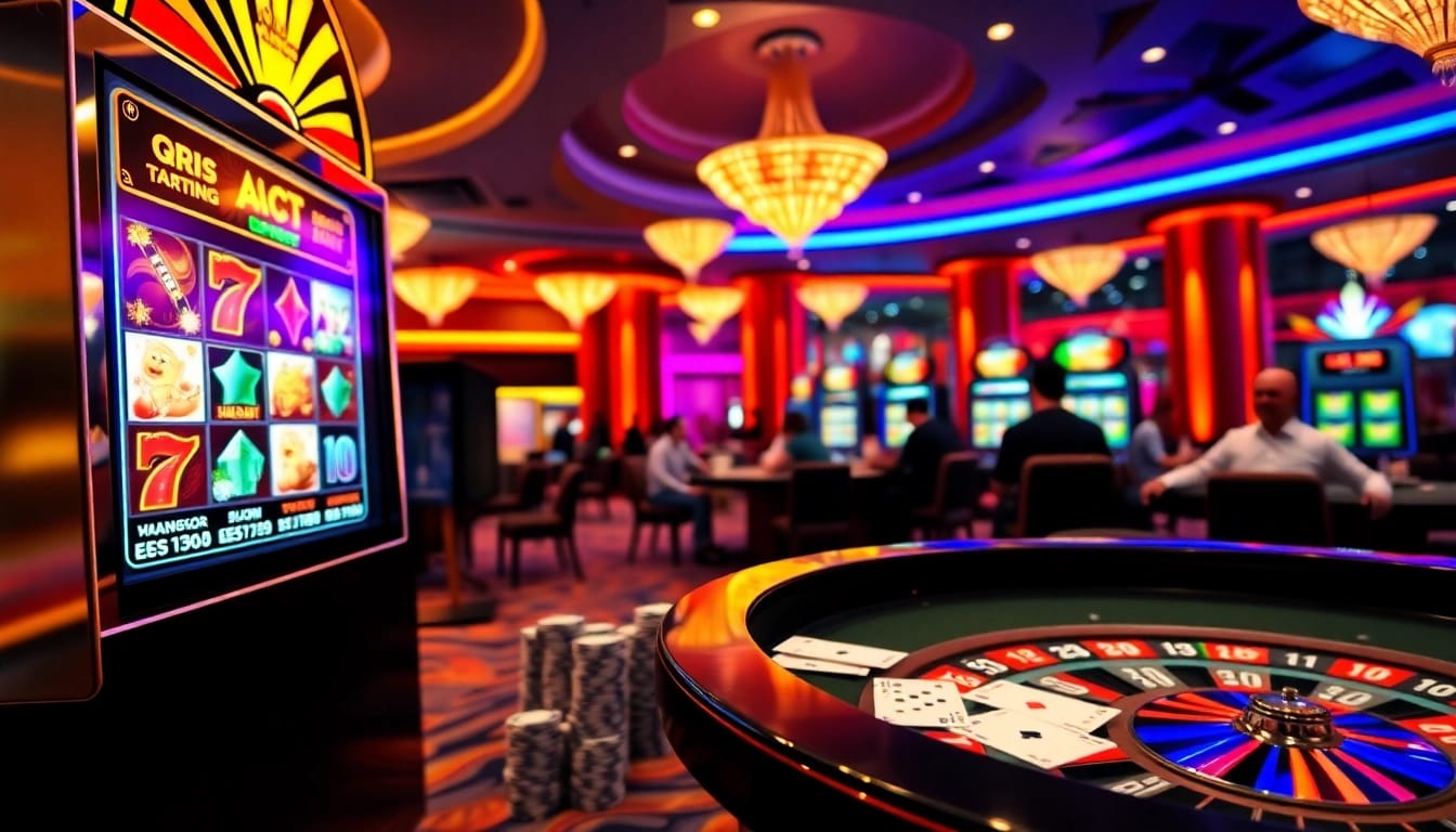 Engaging slot gaming action with QRIS deposit 10k at a luxurious casino