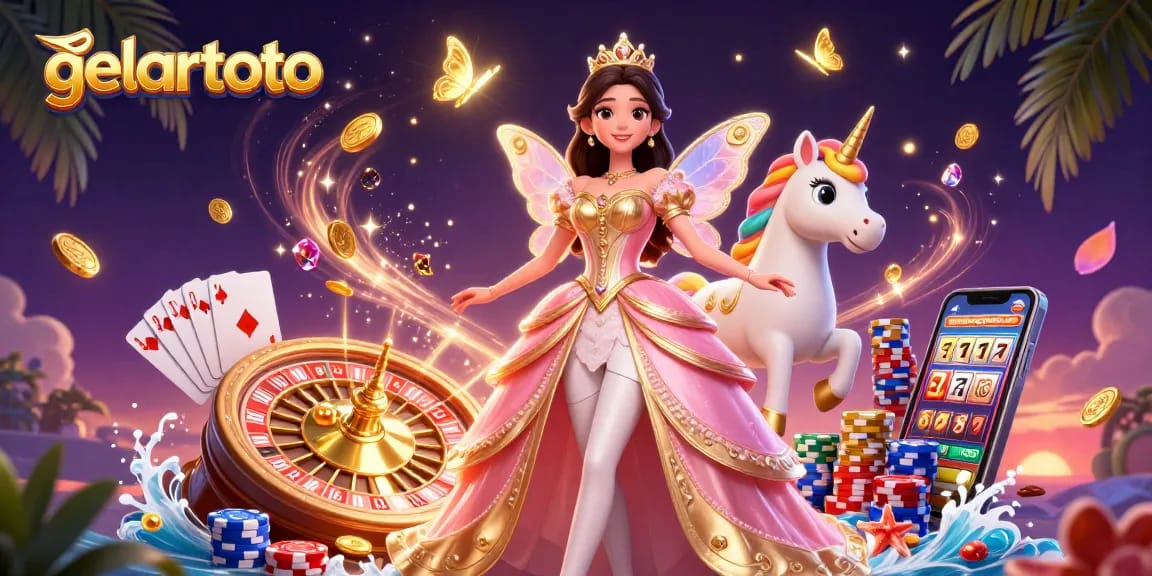 Experience the excitement of gelartoto with captivating casino elements and enchanting visuals.