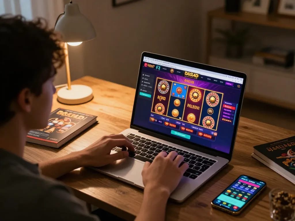 Pemain DASI4D merencanakan sesi permainan online mereka dengan fokus pada slot dan roulette.