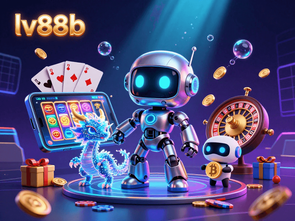 Experience the thrill of casino gaming at lv88b with vibrant 3D characters and dynamic game elements.