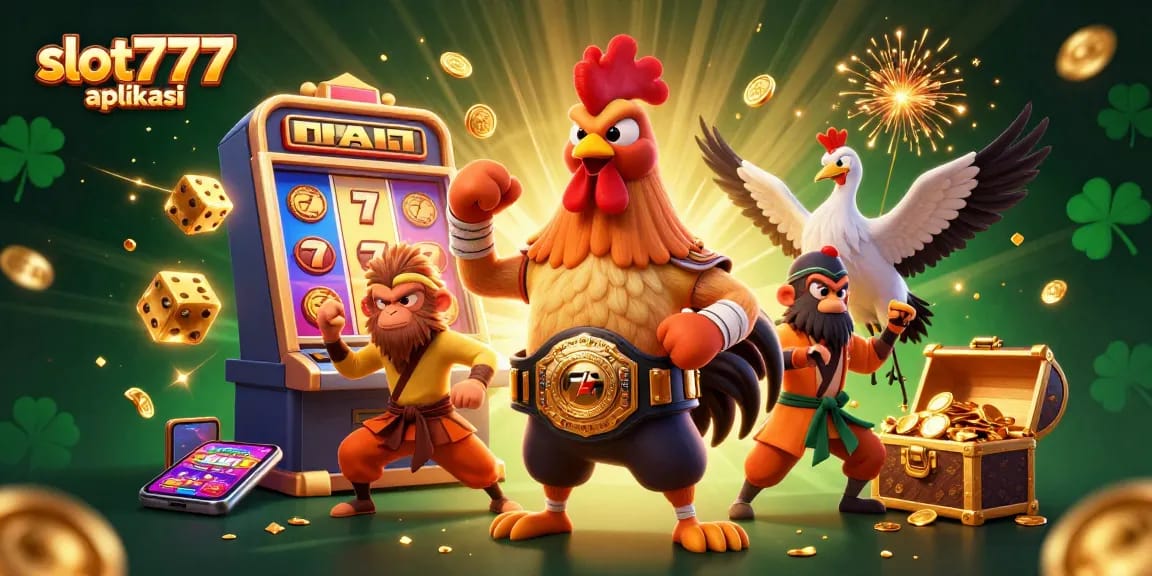 Engage in thrilling play on slot777 aplikasi, where dynamic slot machines and vibrant characters create an exciting gaming experience.