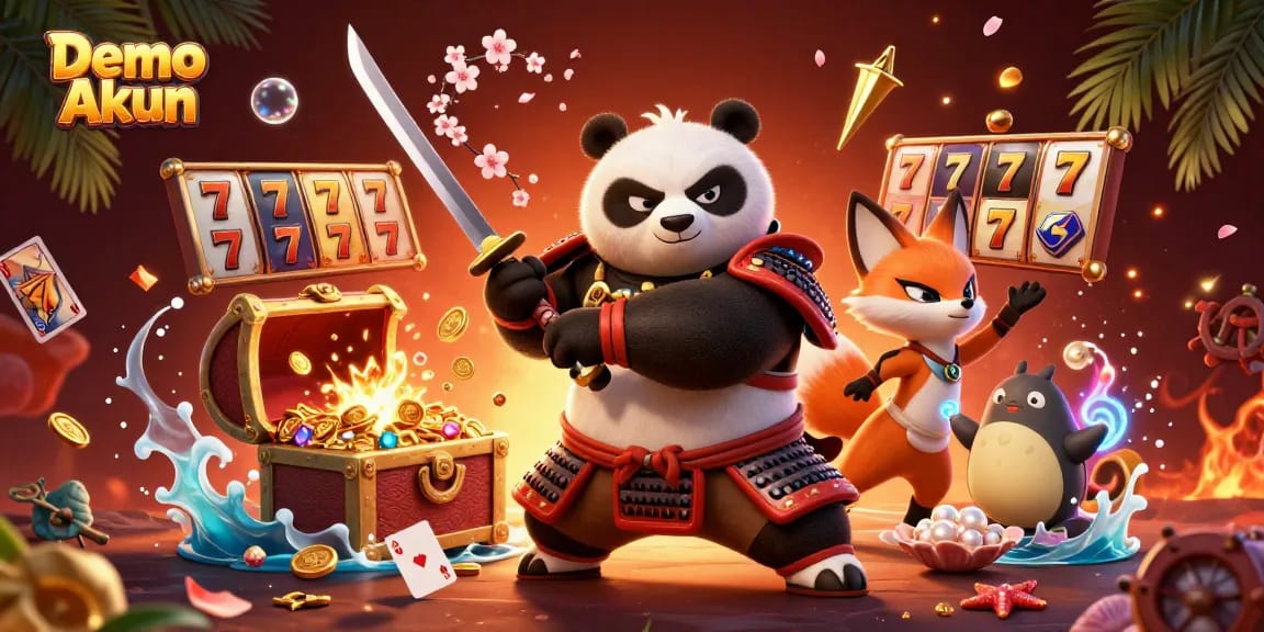 Experience winning strategies on Demo Akun with vibrant casino-themed illustrations full of energy.