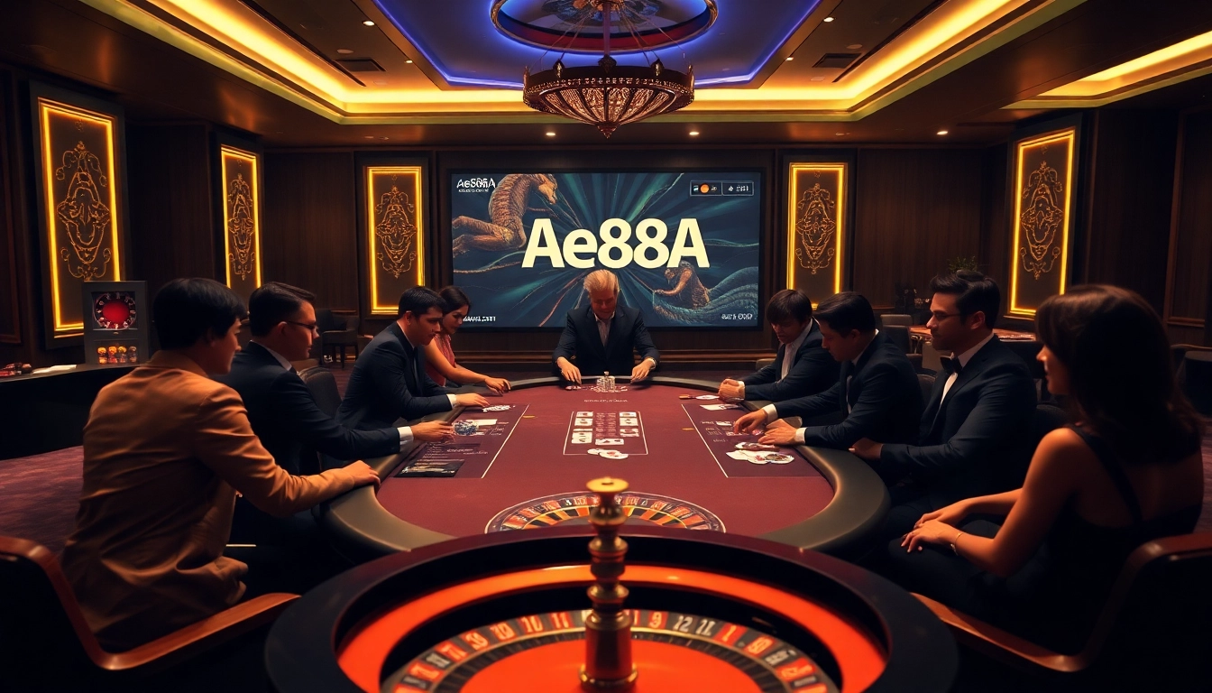 Experience thrilling gameplay at https://ae888a.ru.com/ featuring elegant poker tables and engaging players.