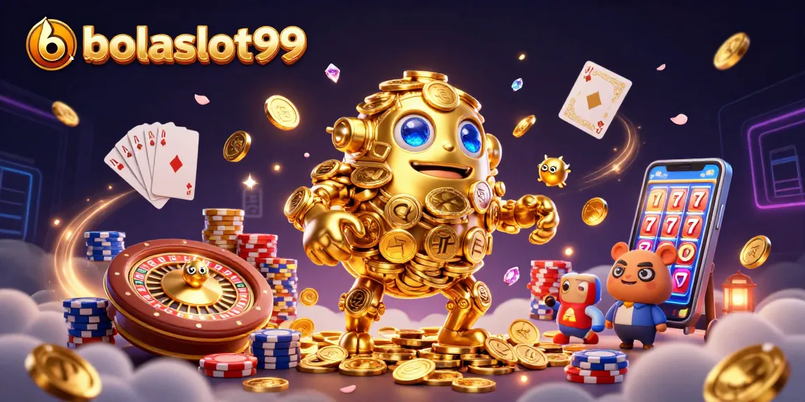 Experience bolaslot99 with vibrant gaming energy, treasures, and dynamic casino elements.