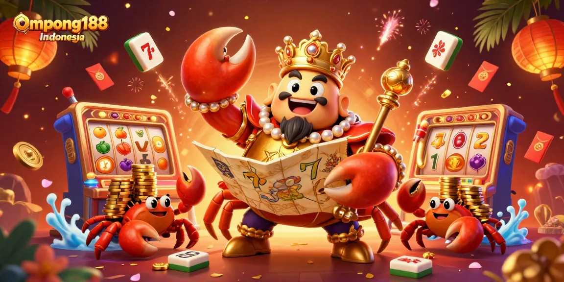 Ompong188 Indonesia menghadirkan raja kepiting emas mega dengan elemen kasino dan jackpot yang memikat.