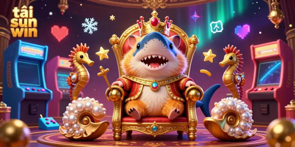 Engage in exhilarating fun with tải sun win as the golden hamster king reigns in a vibrant casino.