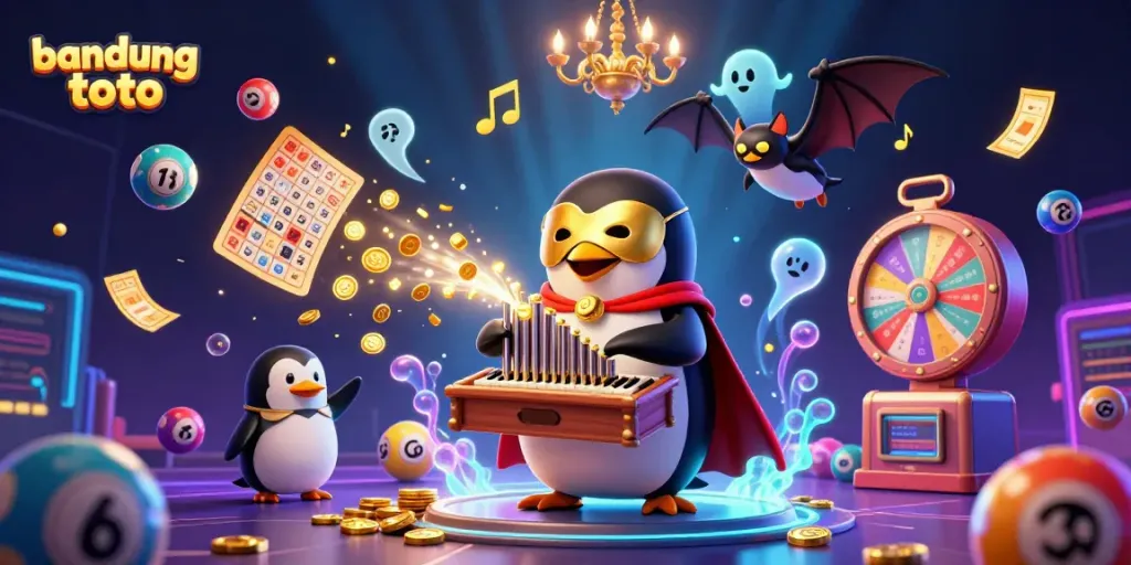 Experience thrilling gameplay with bandung toto in a vibrant casino-themed illustration.