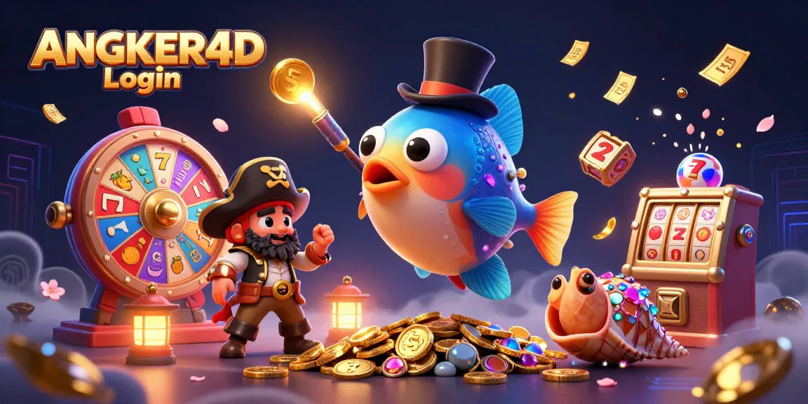 Play and win with ANGKER4D Login featuring vibrant casino elements and celebrating jackpots in style.