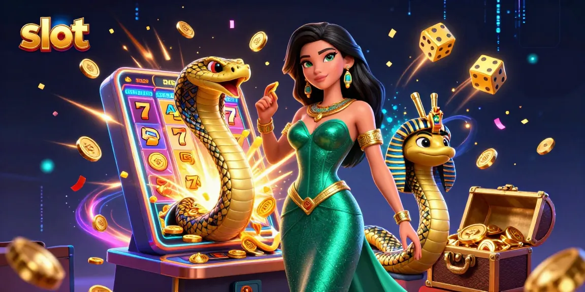 Spin the exciting slot with golden cobra companion and jackpot explosion!