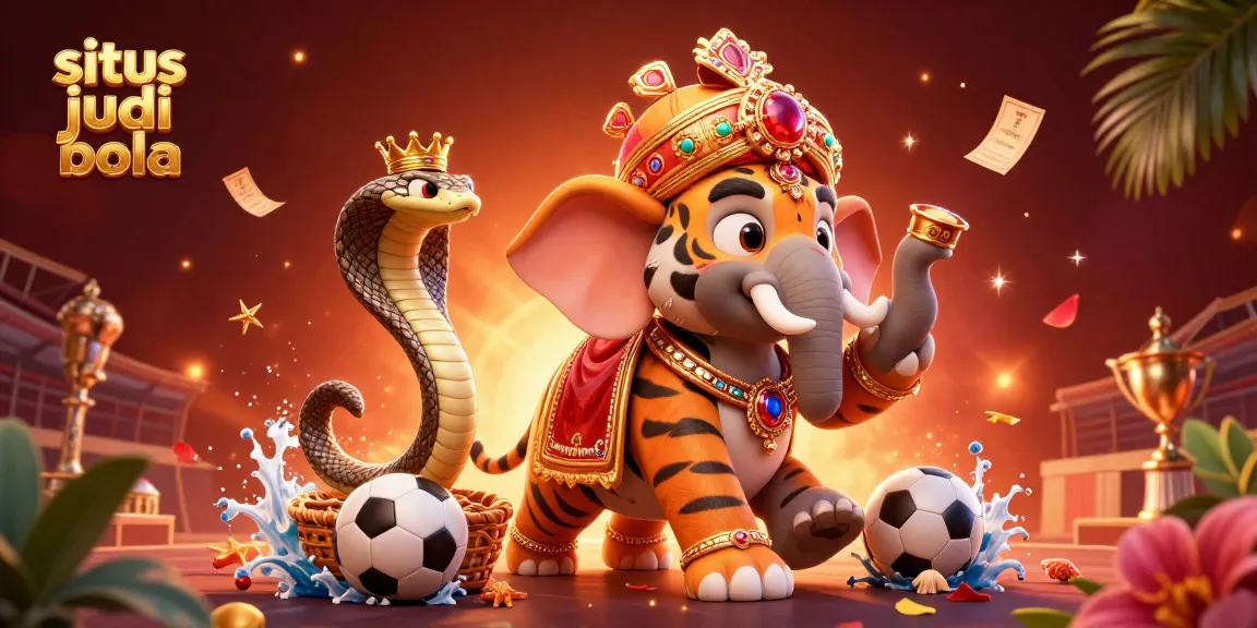 Experience high-stakes excitement with situs judi bola featuring vibrant characters and dynamic betting elements.