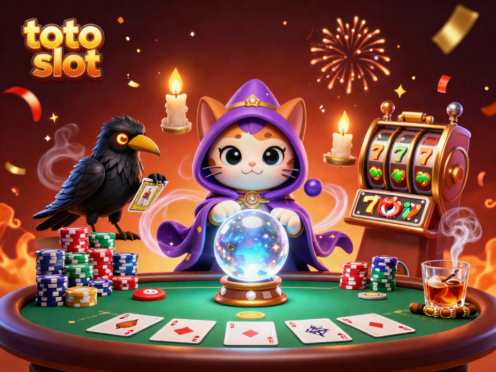 Mainkan toto slot dengan gaya kasino yang menarik dan karakter magis dalam ilustrasi 3D yang memukau.