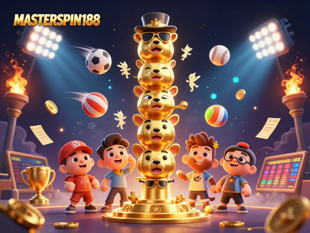 Engage with MASTERSPIN188 through vibrant sports betting scenes featuring dynamic action.