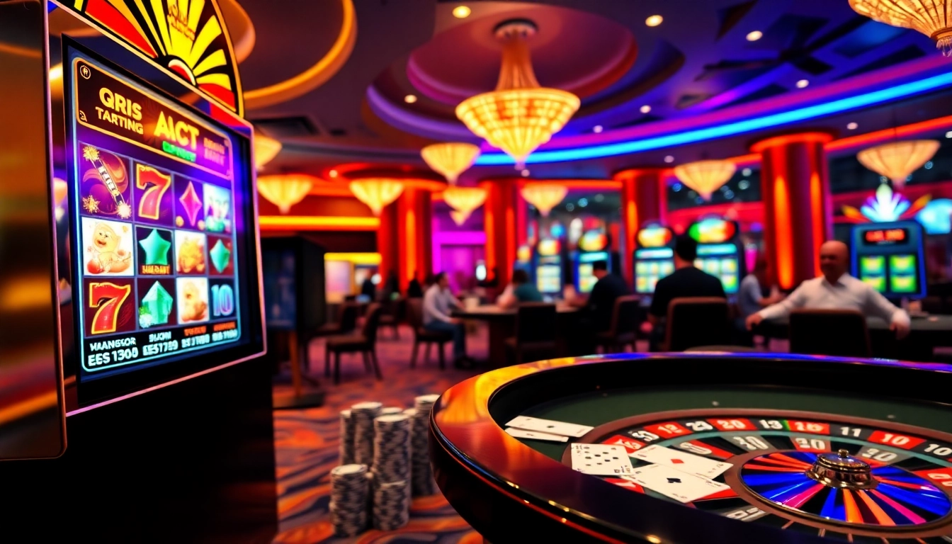 Engaging slot gaming action with QRIS deposit 10k at a luxurious casino