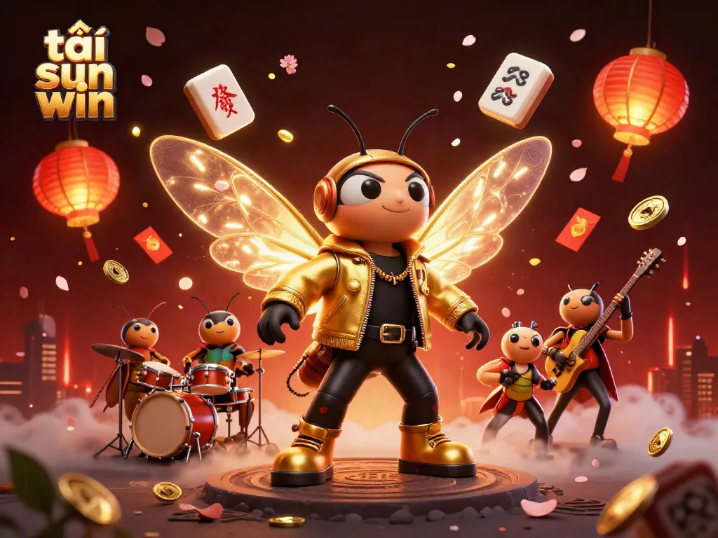Engage with the thrilling world of tải sun win, featuring lively characters and vibrant casino elements in a spectacular digital scene.