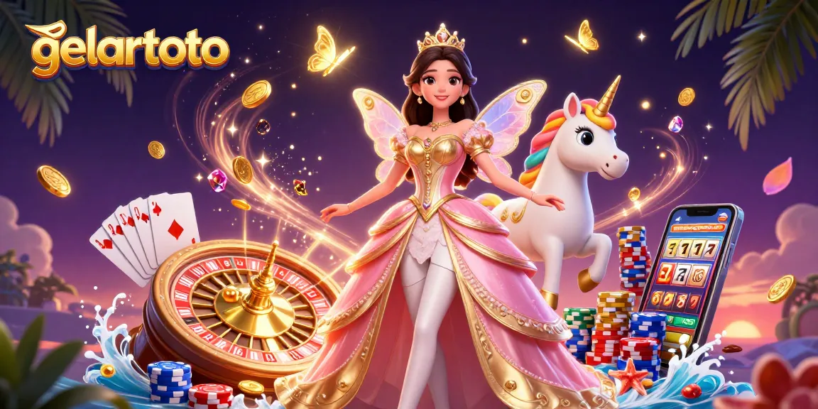 Experience the excitement of gelartoto with captivating casino elements and enchanting visuals.