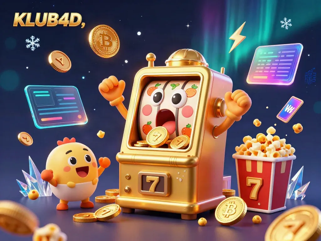 Menangkan jackpot di KLUB4D dengan slot mesin yang mengeluarkan koin emas secara spektakuler.