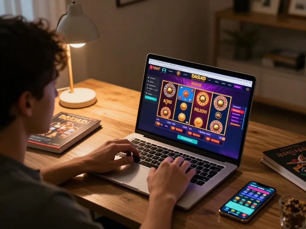 Pemain DASI4D merencanakan sesi permainan online mereka dengan fokus pada slot dan roulette.
