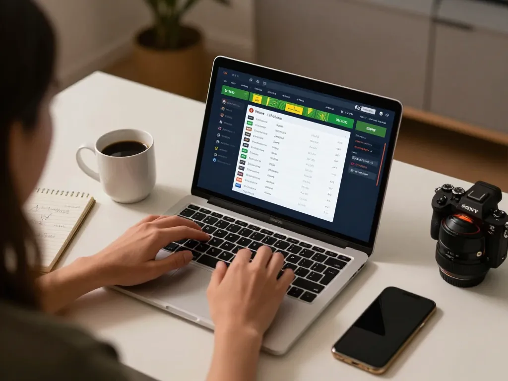 LGO99 sports betting session showcasing live odds and strategic notes in a cozy home office