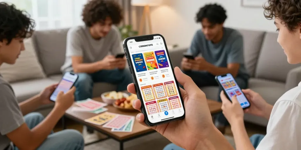 Pemain menggunakan perangkat pintar untuk bermain togel di CIREBONTOTO dengan tampilan yang ramah pengguna dan meriah.