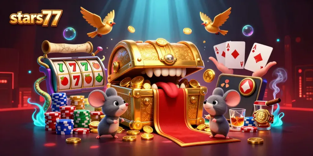 Menikmati permainan togel di stars77 dengan slot simbol keberuntungan dan hadiah besar.