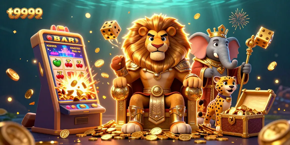 Experience thrilling action at t9999 with an exciting scene filled with vibrant casino elements and characters.