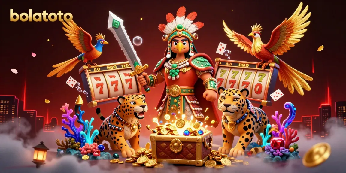 Join the excitement at bolatoto with vibrant gambling visuals, featuring dynamic scenes of winning.