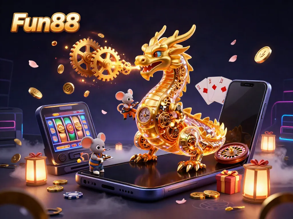 Engage with the thrilling Fun88 experience as dynamic characters and casino elements come to life.