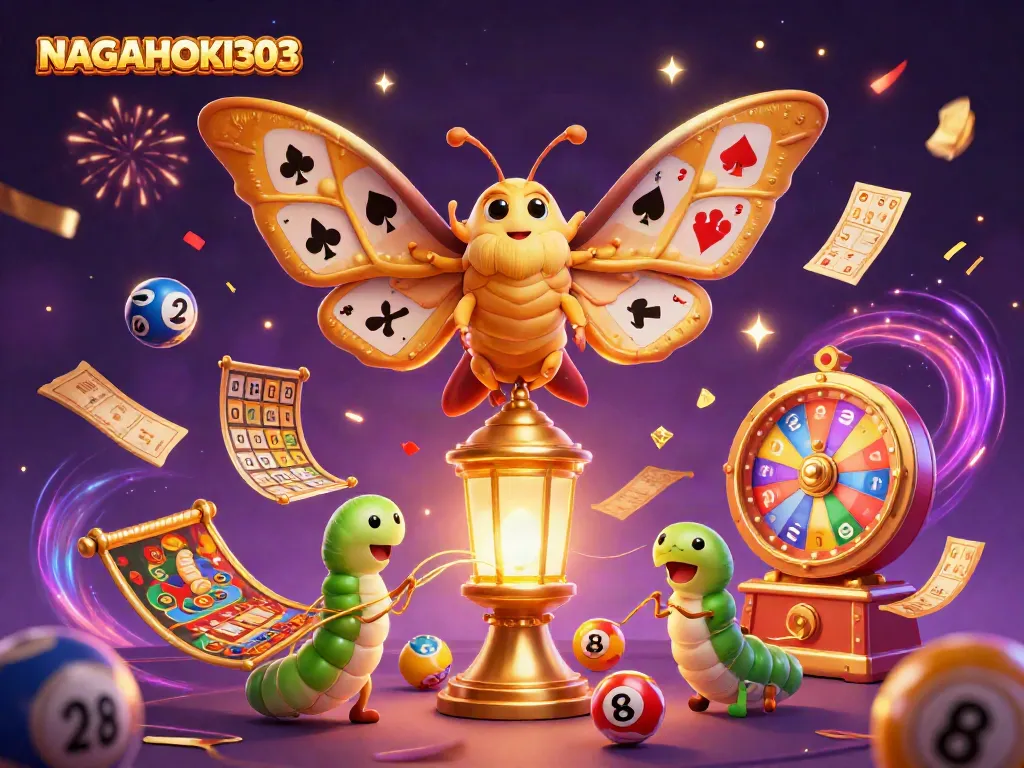NAGAHOKI303 displays colorful online slot experiences with vibrant elements and engaging characters.