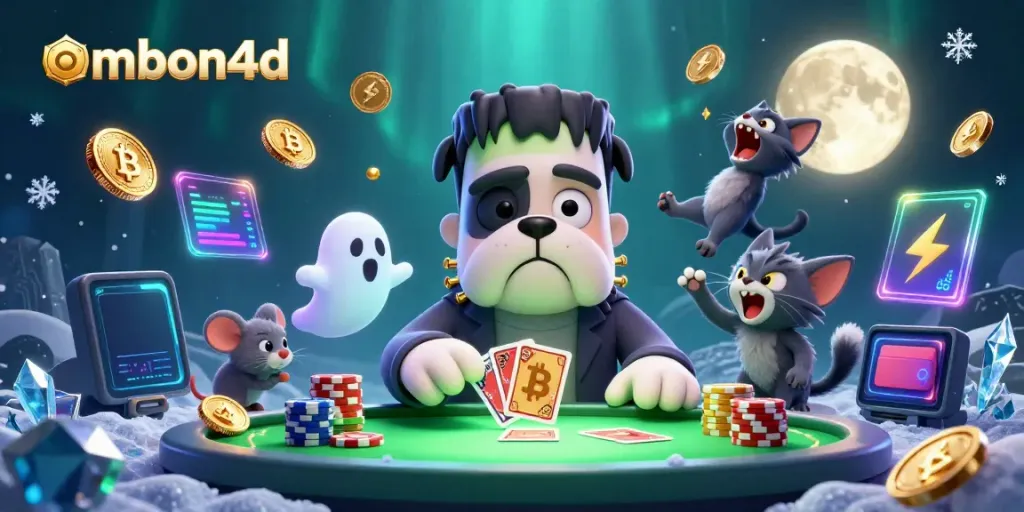 Engage in thrilling gameplay at ambon4d with diverse crypto-themed casino elements and 3D characters.