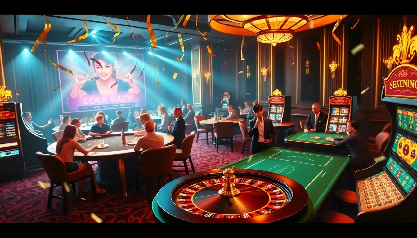 Experience the excitement at trang chủ MMOO with high-stakes poker tables and vibrant slot machines.