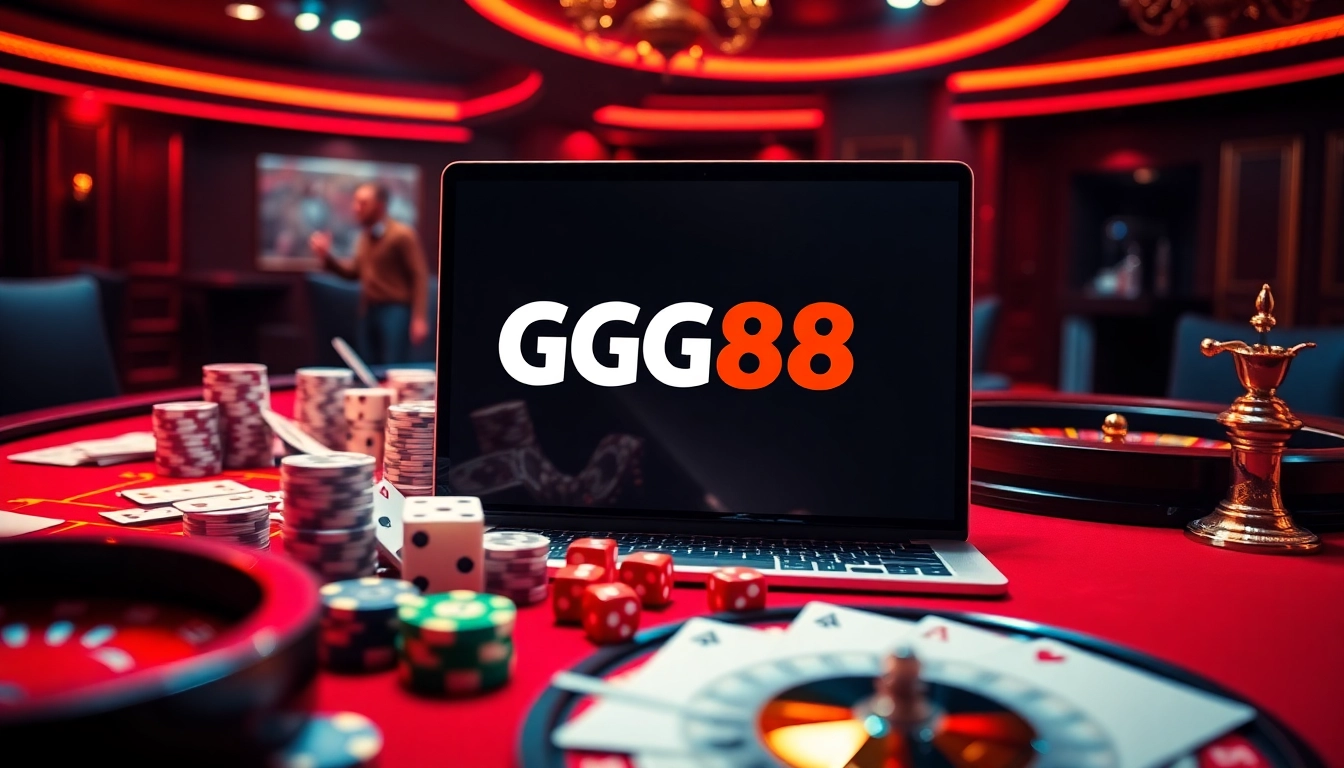 Playing with excitement on the gg88 apk in a vibrant online casino atmosphere.
