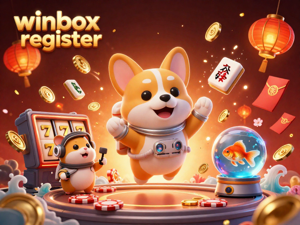 Join the action with the winbox register as our corgi explores the cosmic casino!