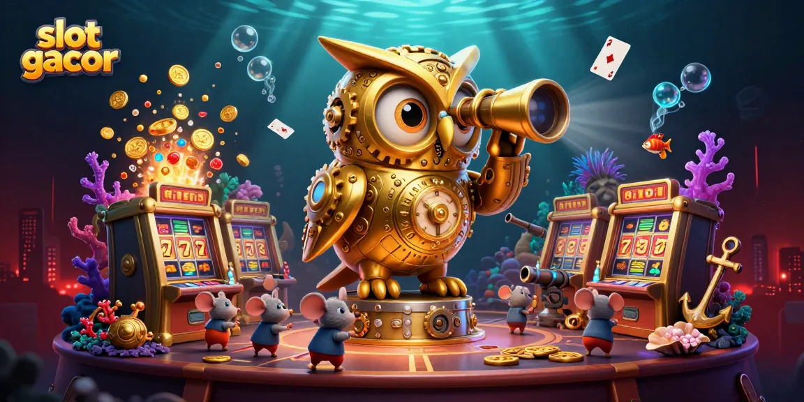 Menangkan slot gacor dengan visual menarik dari mesin slot berkilau dan karakter lucu di kasino.