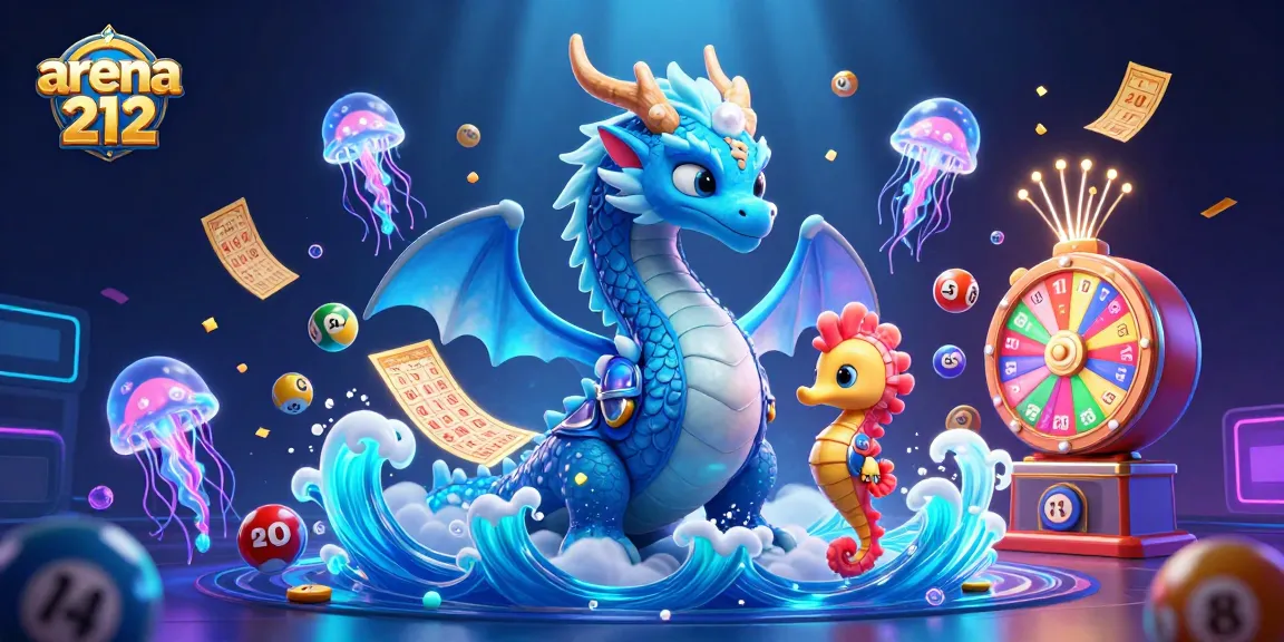 Arena212 mempromosikan pengalaman perjudian yang menguntungkan dengan elemen interaktif dalam ilustrasi 3D.