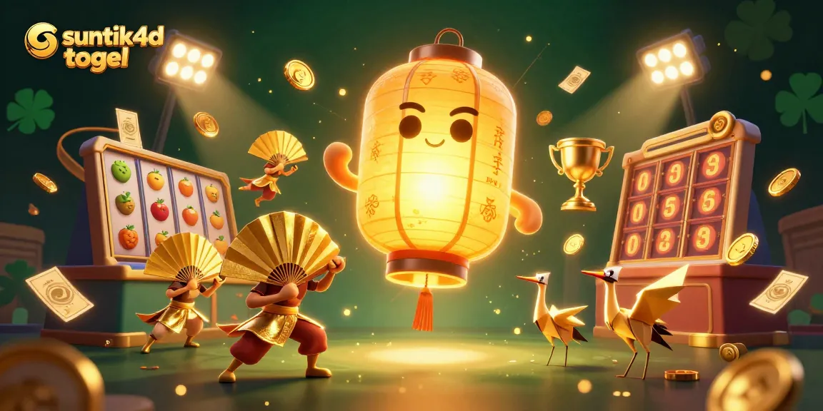 Keberuntungan menyertai permainan suntik4d togel dengan simbol keberuntungan yang bersinar