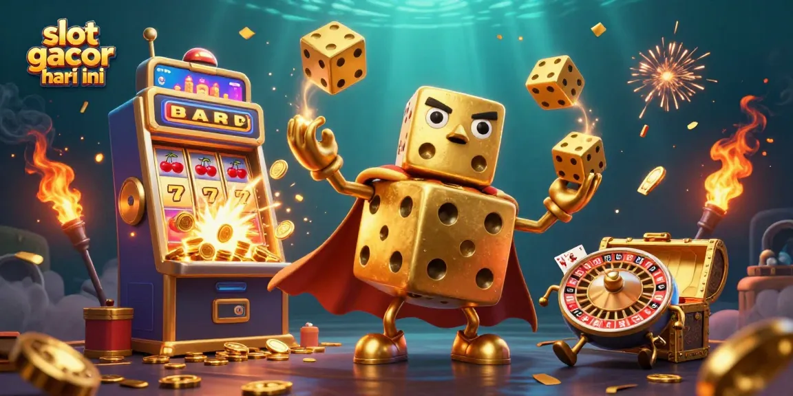 Experience the thrill of slot gacor hari ini with vibrant 3D gaming elements and dynamic casino characters!
