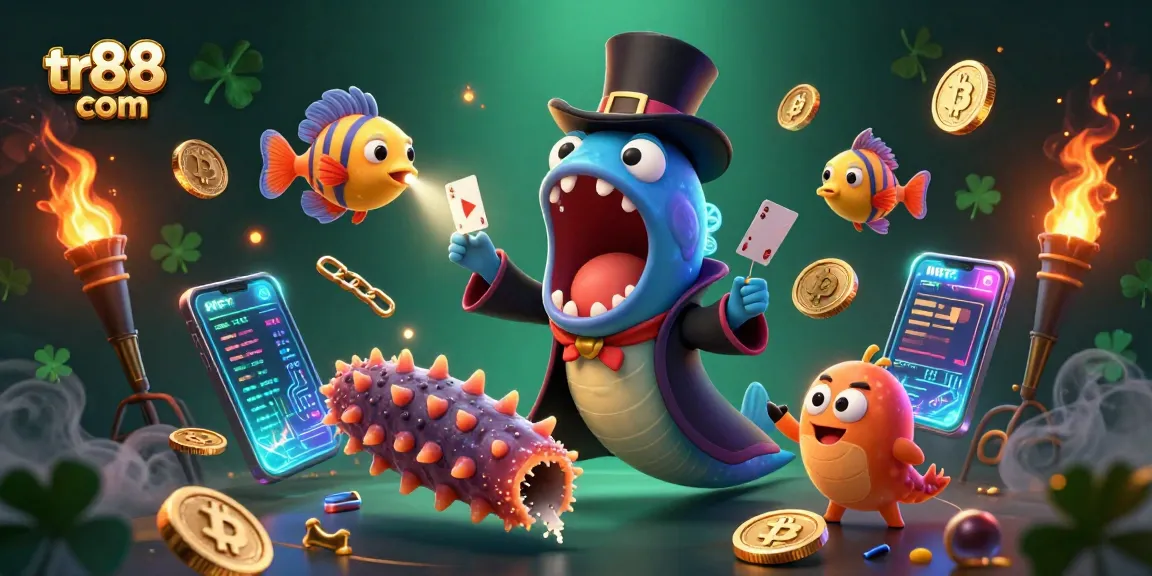 Join the excitement at tr88 com with unique magical card tricks by undersea creatures.
