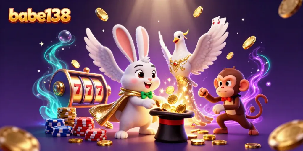 Raih kemenangan dengan mesin slot di babe138 melalui pertunjukan unik dengan karakter 3D yang magis.