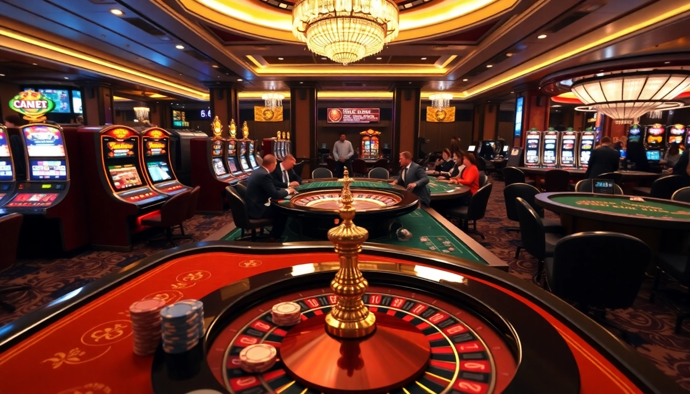 Players enjoying their time at go 88's vibrant casino tables filled with excitement and luxury.