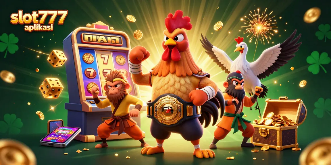 Engage in thrilling play on slot777 aplikasi, where dynamic slot machines and vibrant characters create an exciting gaming experience.