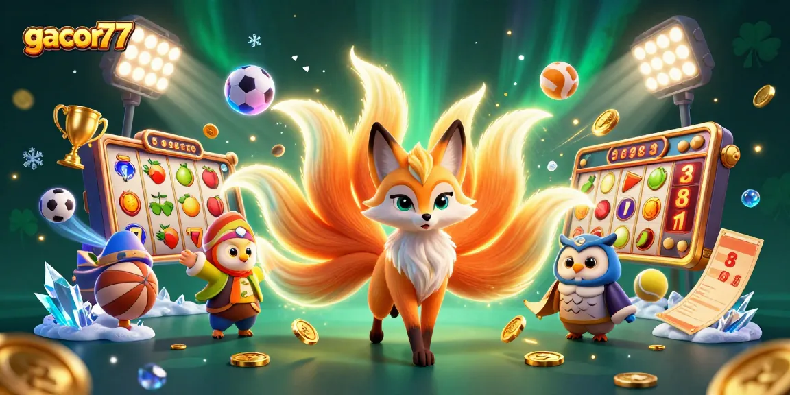 Gacor77 merayakan permainan slot dengan karakter kartun fantastis dan elemen perjudian yang kaya.