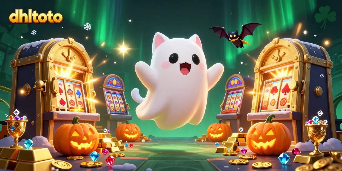 Menangkan permainan di dhltoto dengan kucing hantu dan bat vampir di kasino menyeramkan.