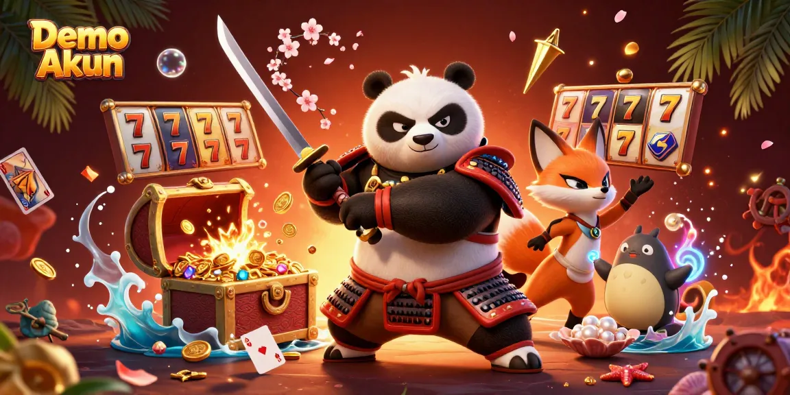 Experience winning strategies on Demo Akun with vibrant casino-themed illustrations full of energy.