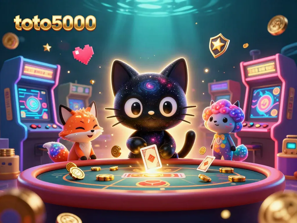 Experience thrilling gameplay at toto5000 with vibrant cosmic casino characters enjoying vibrant games and lucky wins.