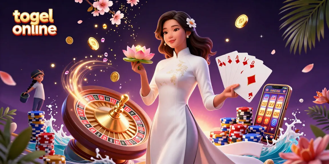 Rasakan sensasi togel online dengan elemen kasino yang hidup dan visual yang memikat dalam ilustrasi dinamis ini.