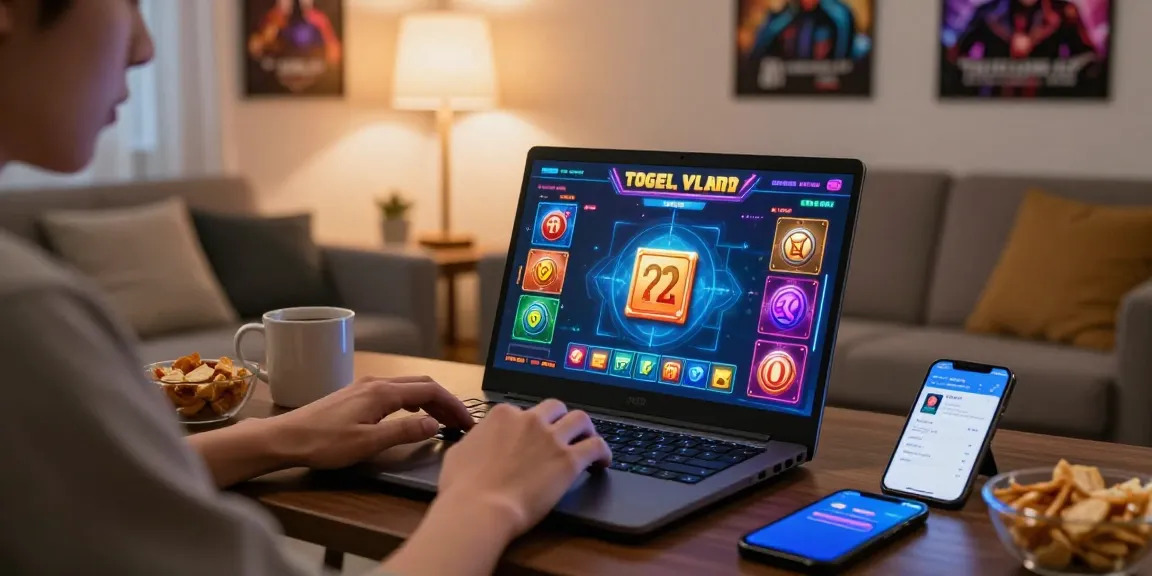BUKUMIMPI138 daftar permainan togel online dengan suasana santai dan nyaman di ruang tamu.