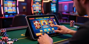 Pengguna aktif bermain di platform tisu4d dengan antarmuka kasino online yang dinamis dan ceria.